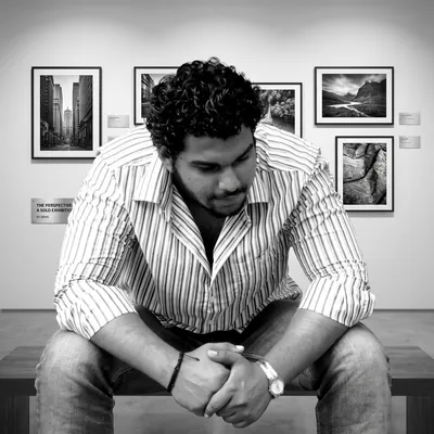 Akhil Sam at work